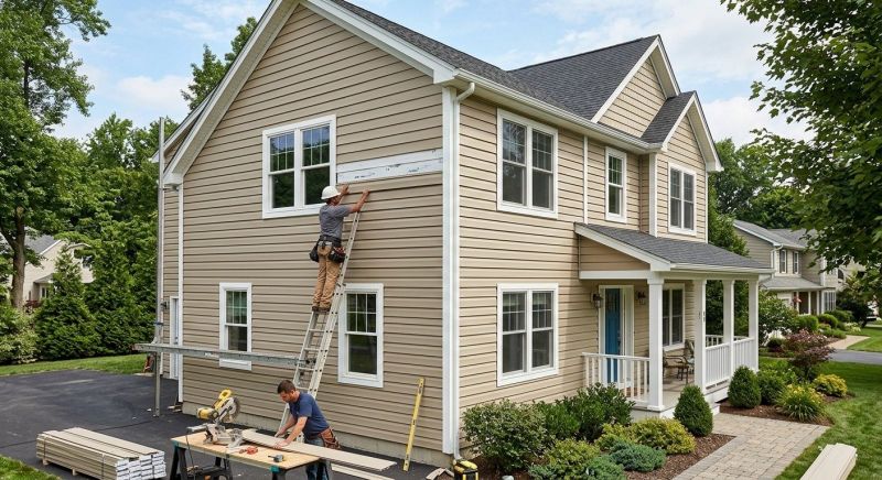 Dutch Lap Siding Installation in Nashua, NH
