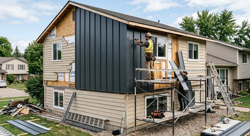 Sheet Metal Siding Replacement in Norwalk, CT
