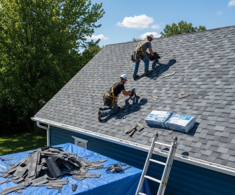 Shingle Roof Replacement in Nashua, NH