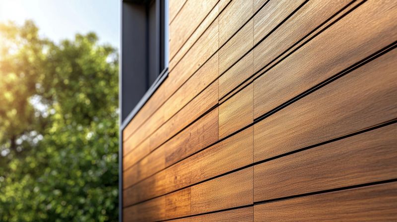 Wood Siding Installation Scene